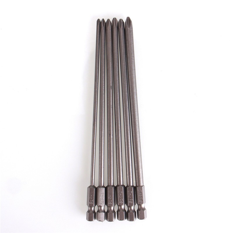Bộ 6 Tua Vít Đầu Lục Giác Có Nam Châm 1 / 4 &amp;Apos; &amp;Apos; S2 150Mm