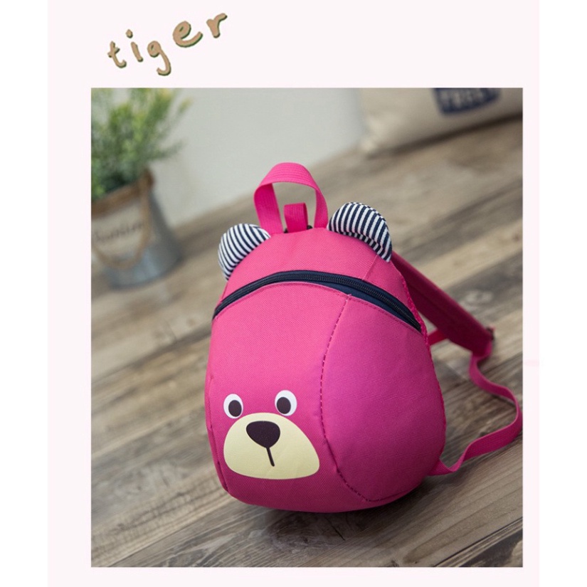 balo trẻ em hình gấu siêu dễ thương - balo cho bé trai bé gái Babyjoy Mart