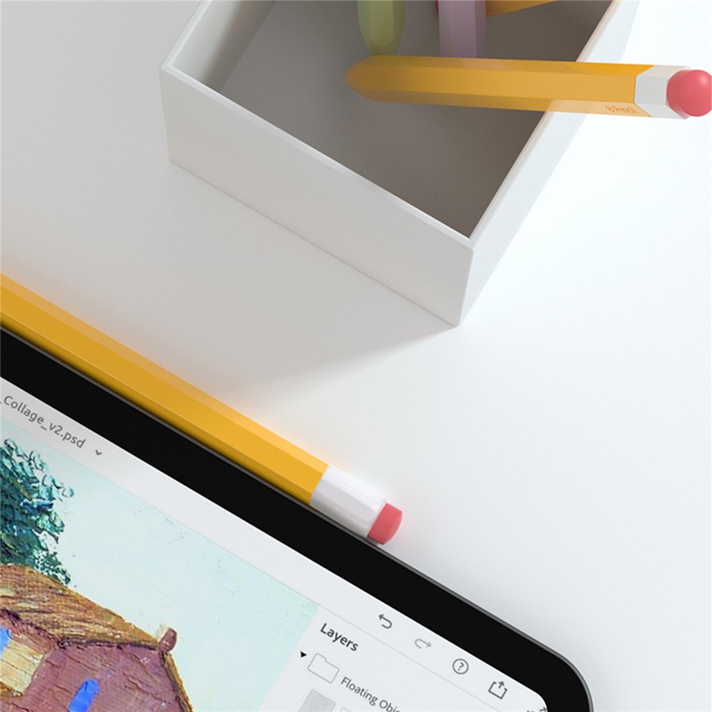 Ốp Vỏ Bảo Vệ Bút Cảm Ứng apple pencil 2 1 3 usb-c gen 1st 2nd generation Bằng Silicon Chống Trượt