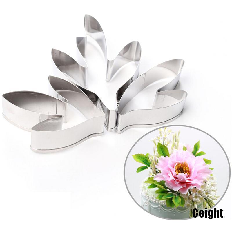 Khuôn cắt bánh hình hoa mẫu đơn chất liệu thép không gỉ