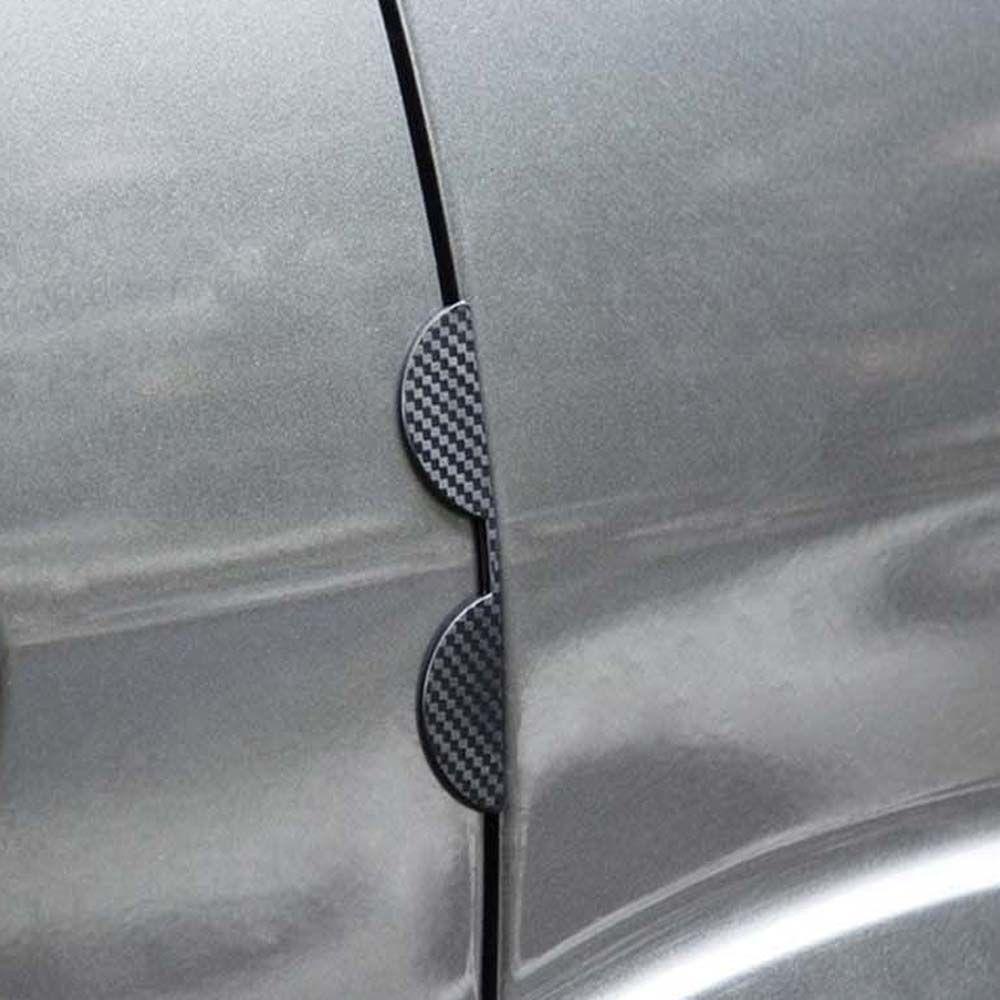 Bộ 4 Miếng Dán Viền Cửa Xe Hơi Bằng Sợi Carbon Chống Trầy Siêu Bền Tiện Dụng