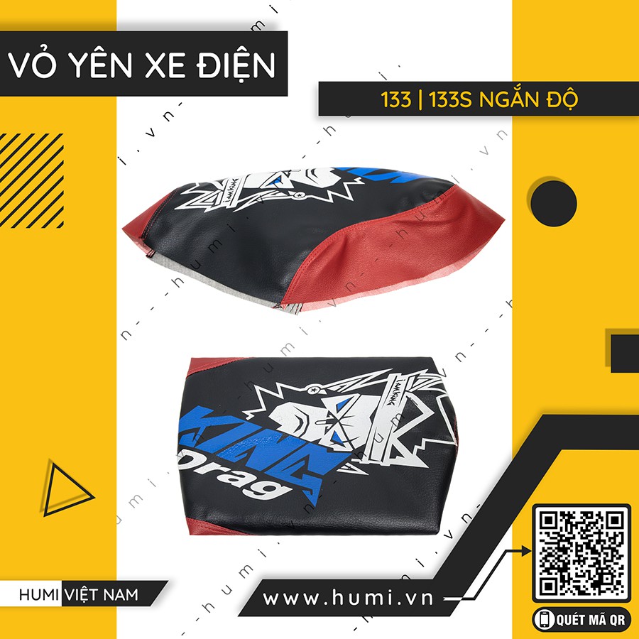 Vỏ yên xe điện 133 133s ngắn độ [ SIÊU RẺ]