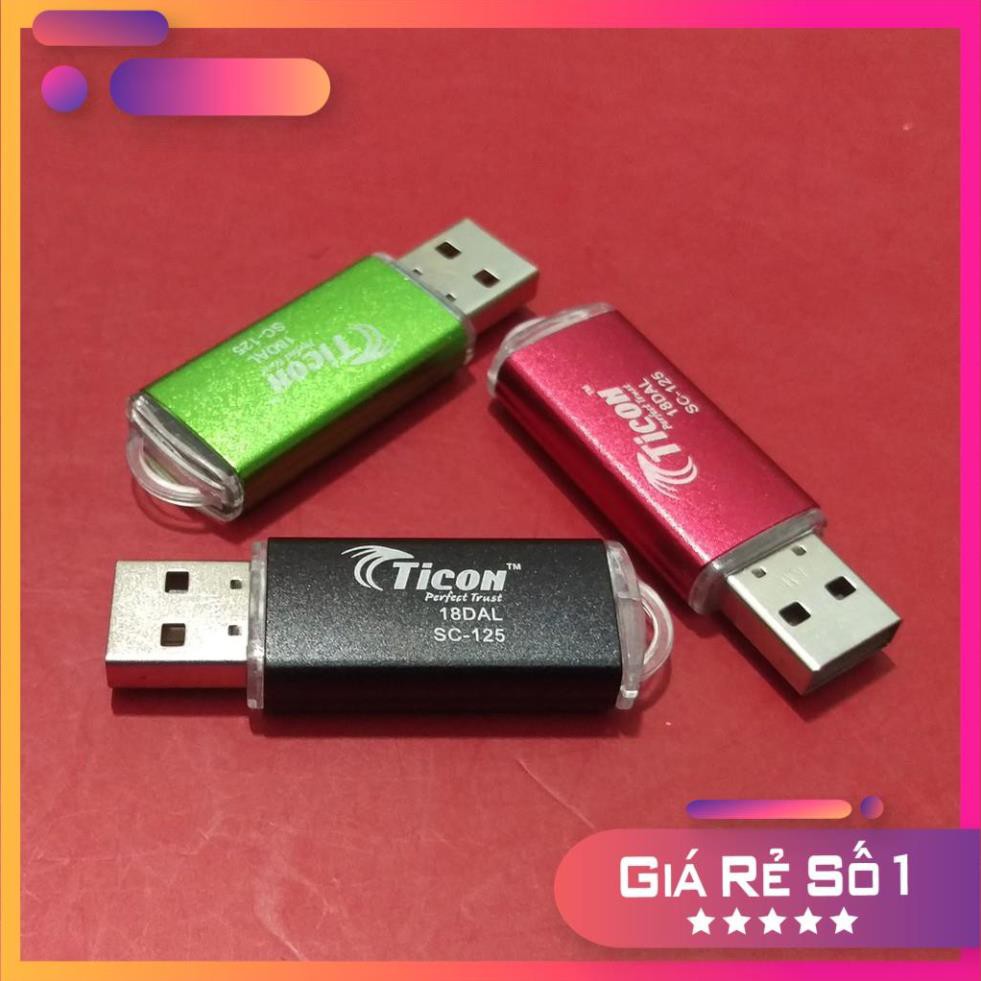 Sale giá rẻ Free ship  Đọc thẻ nhớ MicroSD Vỏ Nhôm Tốt Loại Xịn