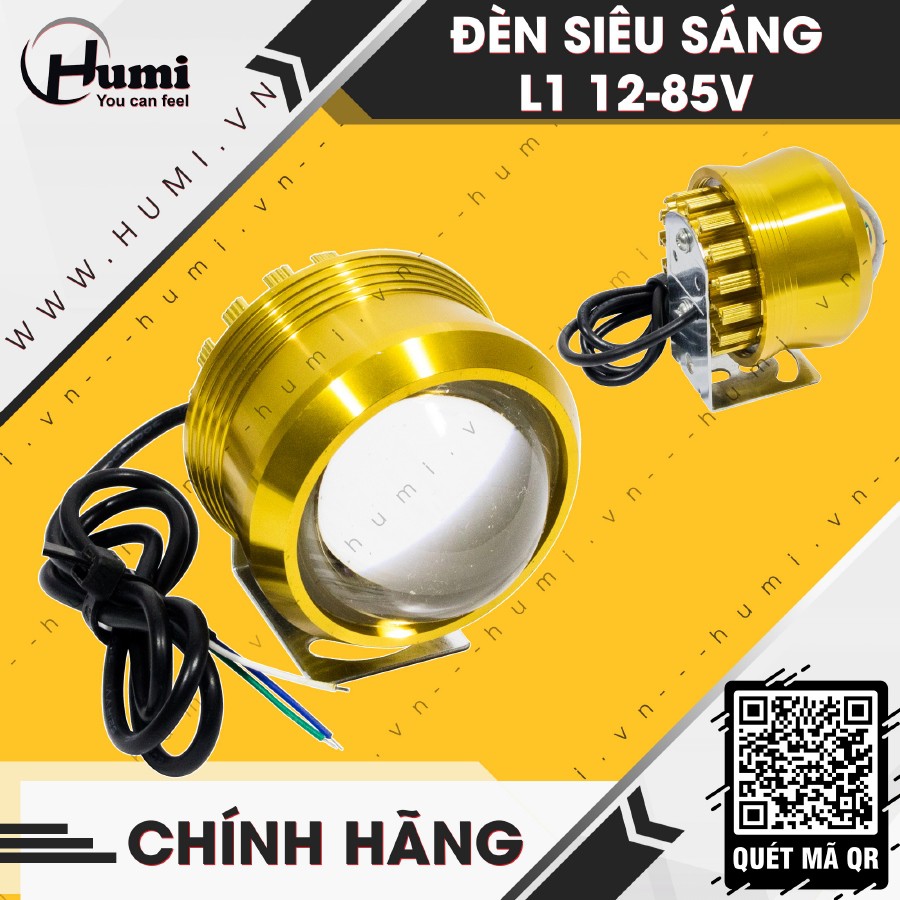 [Đèn Siêu Sáng] L1 Ba Chế độ Demi đổi màu & Nháy Passing CAO CẤP [ RẺ VÔ ĐỊCH]