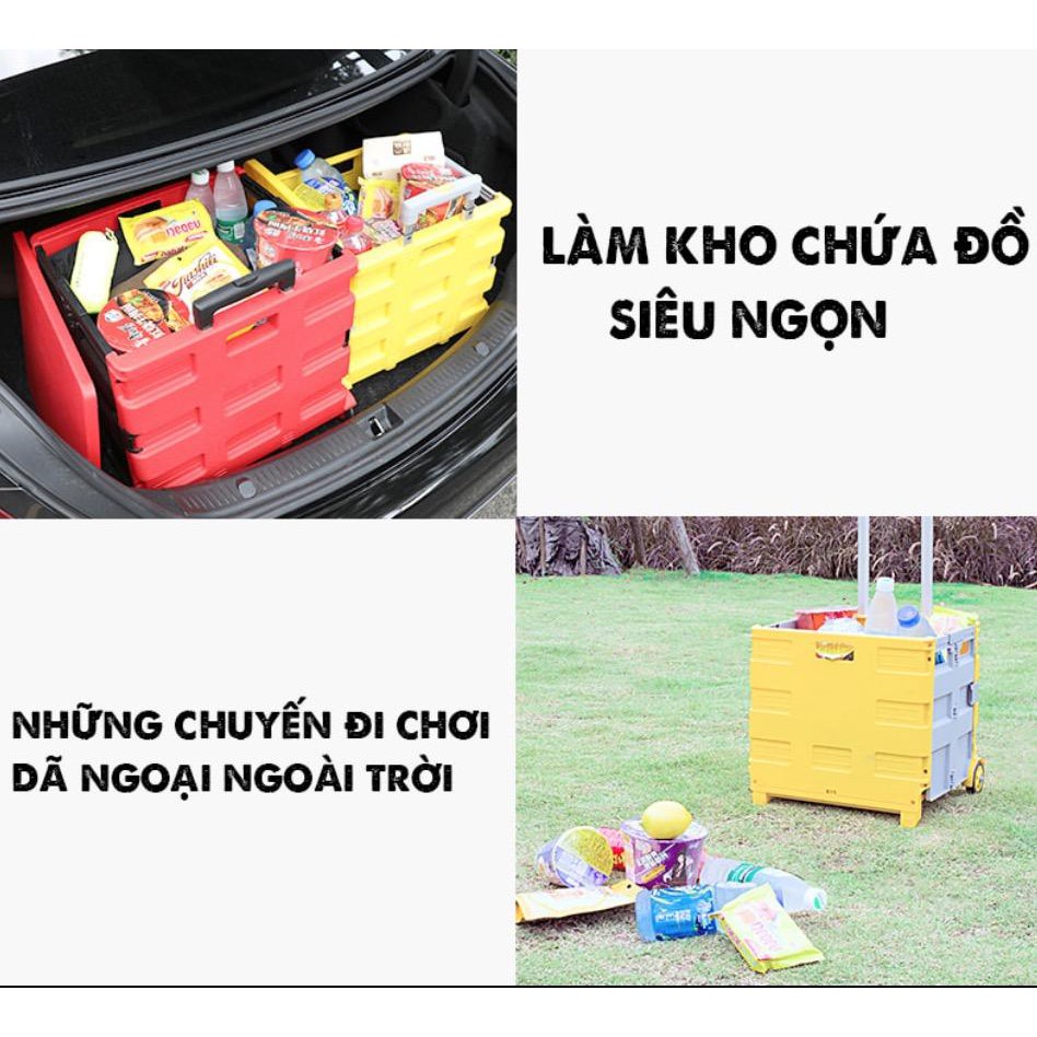 Xe kéo đa năng,khả năng chứa đồ, gấp gọn thông minh - Home and Garden