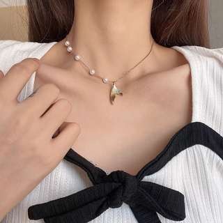 Dây chuyền bạc 925 nữ hình đuôi cá-[Dahlias-dây chuyền nữ]