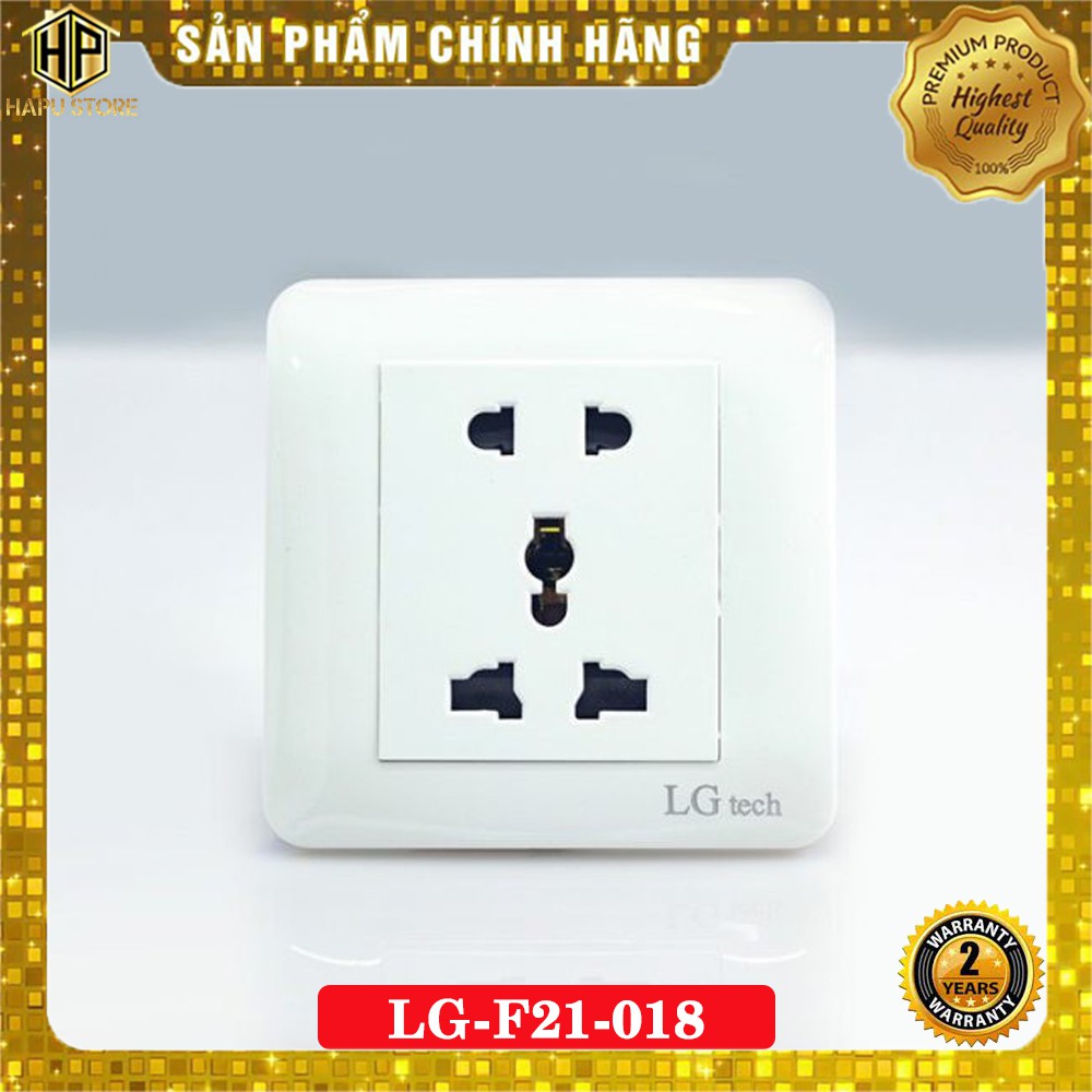 Ổ cắm điện âm tường 5 chấu chuẩn Châu Âu LG-F21-018 - Hapustore