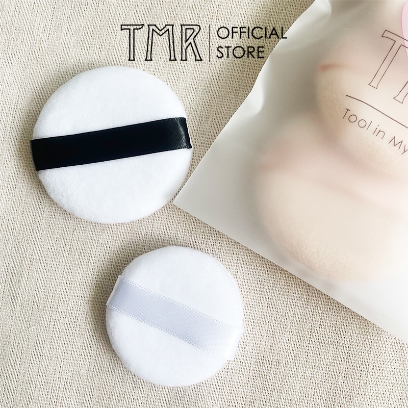 Bông trang điểm TMR chất liệu cotton cao cấp, có đệm khí cực kỳ mềm mại đánh phấn nền/phấn phủ