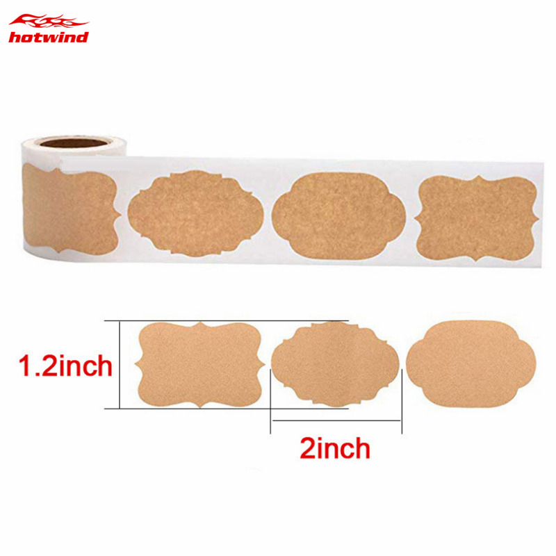 HW Set 300 Nhãn Dán Trang Trí Lọ Thủy Tinh