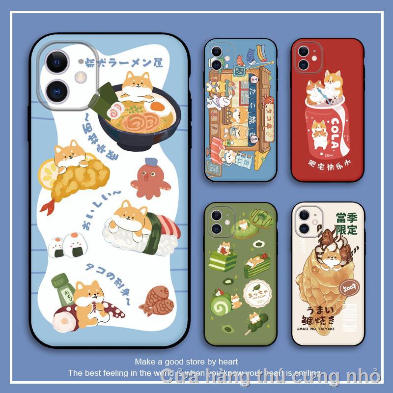 iphone case iphone 11✑♛12 Apples 11 Honor 30 mobile phone case 7xr8plus9se2 soft 9 Xiaomi 10 Huawei nova7 embossed p20p30p40 all-inclusive Corgi dog cat fun milk tea cola cute female funny