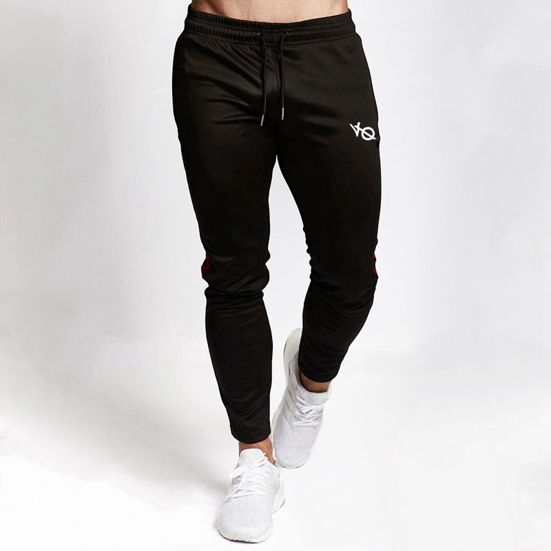 Quần Thể Thao Cotton Kẻ Sọc Thoáng Khí Thoải Mái Cho Nam