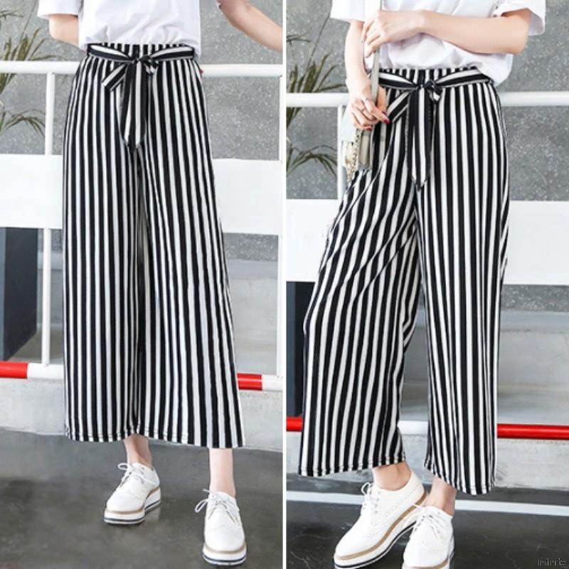 Quần dài ống rộng lưng thun thời trang nữ tính độc đáo | BigBuy360 - bigbuy360.vn