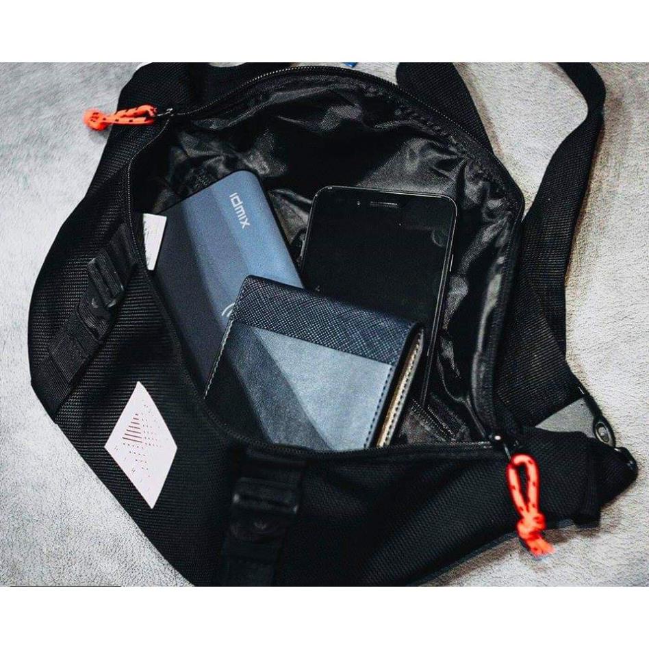 Túi đeo chéo A DI DAS Originals Apparel Atric Waistbag - Black- DH3261 - CAM KẾT CHẤT LƯỢNG VỚI KH