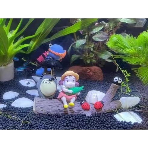 Cây Cảnh Miyazaki Hayao Bằng Nhựa Trang Trí Bể Cá