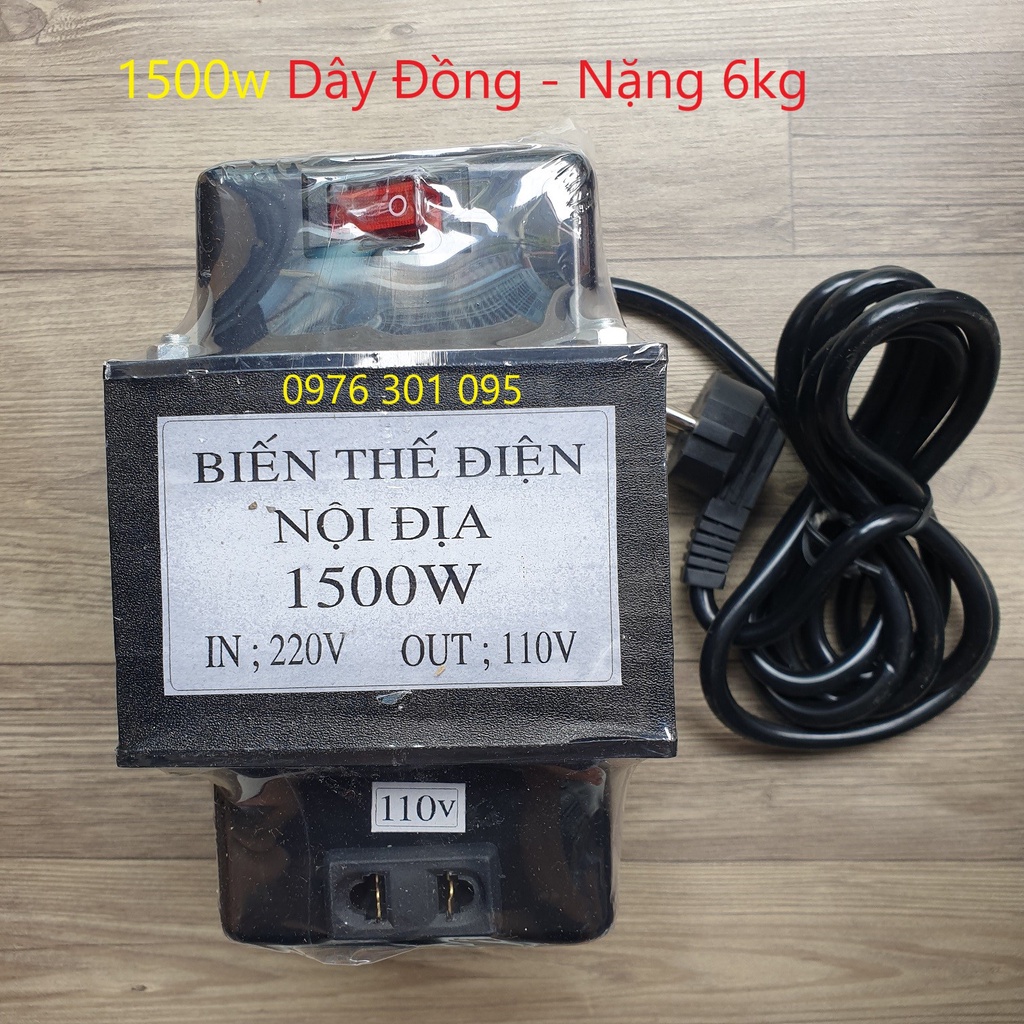 BIẾN ÁP (Biến Thế) CHUYỂN ĐIỆN 220V -&gt; 110v [1000w - 1500w - 2000w]