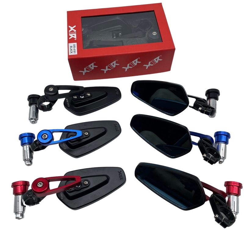Gương gù tay lái CNC X1R chính hãng lắp mọi loại xe