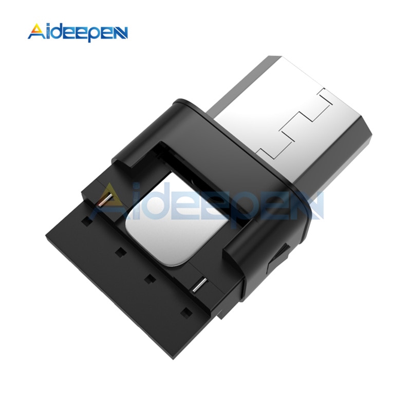 Set 10 Đầu Nối Dây Cáp Cổng Micro USB DIY Kèm Hộp Đựng Màu Đen DIY