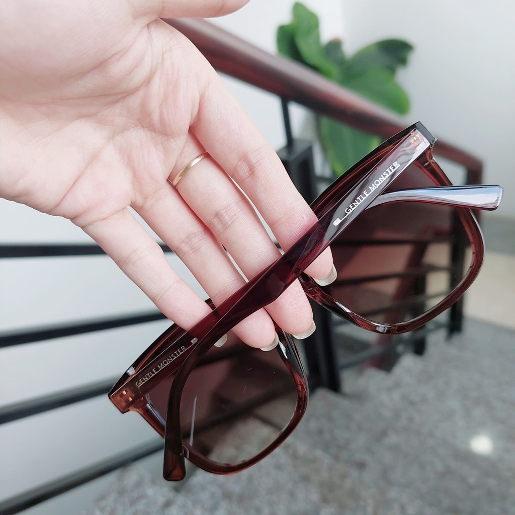Mắt Kính Mắt Mèo Nữ Vuông Hot Trend, Kính Mát Phong Cách Mắt Mèo Thời Trang Kiểu Hàn Quốc
