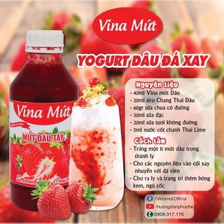 Sinh tố Dâu VINA MỨT 1000ml