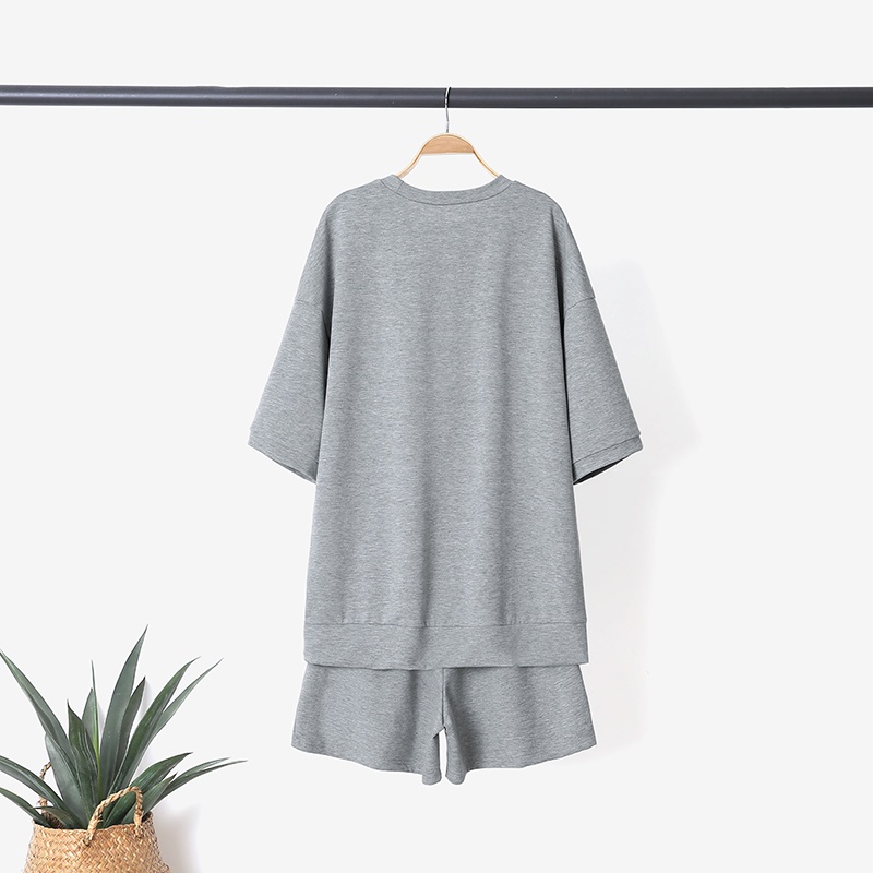 Set đồ ZANZEA gồm áo thun ngắn tay cổ tròn + quần short thời trang cho nữ