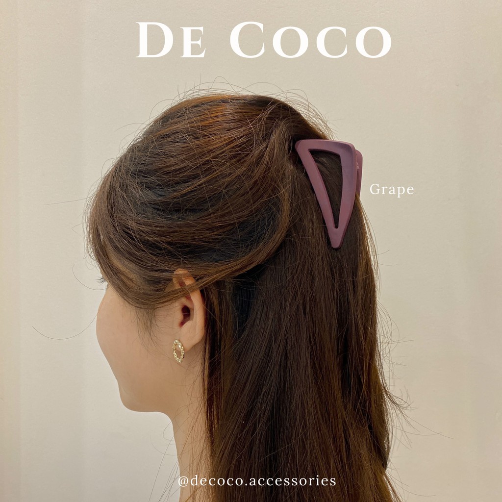 Kẹp tóc nữ DECOCO ACC tam giác