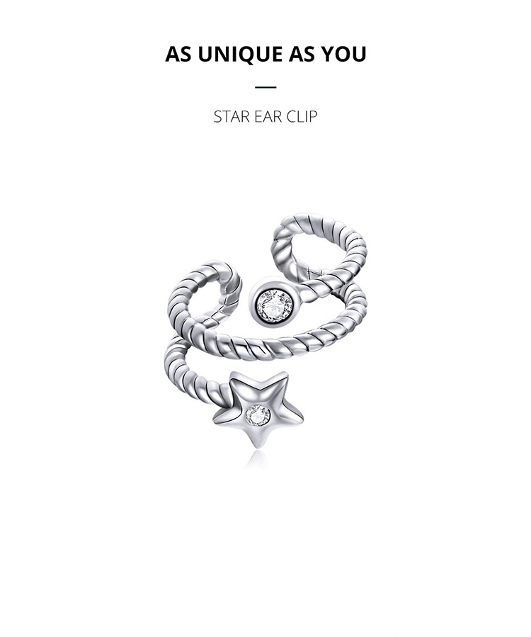 Hoa tai Bamoer bằng bạc 925 dát đá Zircon thời trang dành cho nữ làm quà tặng SCE1135