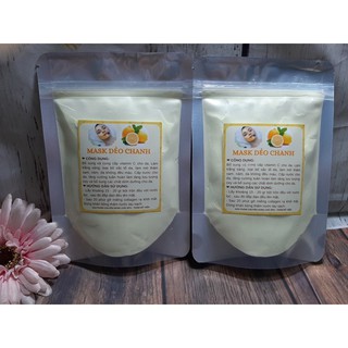 100gr mask dẻo chanh (bột đắp mặt dẻo chanh) handmade