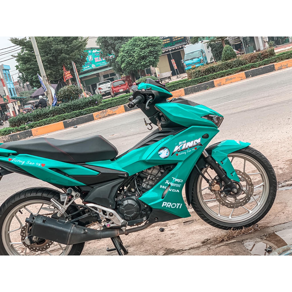 Tem Trùm Winner X King Drag Xanh Lục Bảo