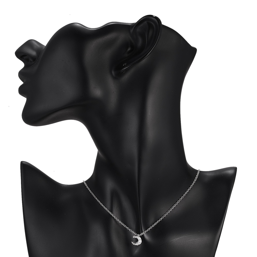 Vòng cổ mặt đính đá kim cương giả thời trang cho nam nữ