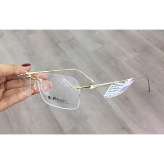 Gọng Kính Cận Bắt Ốc CHÍNH HÃNG EXFASH EF37211 VÀNG 937