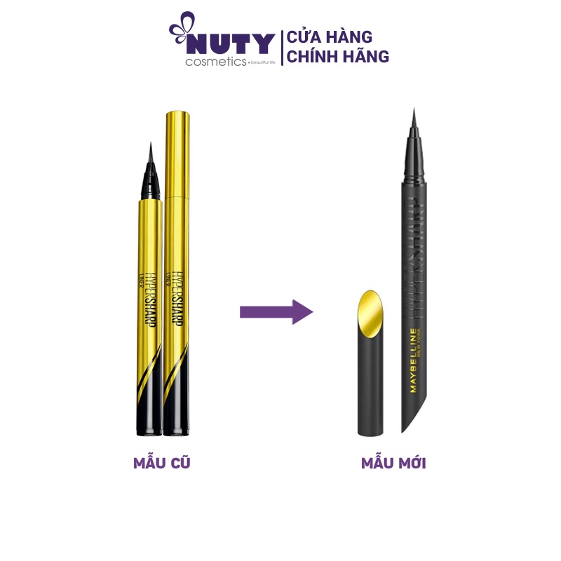 Bút Kẻ Mắt Nước Siêu Sắc Mảnh Maybelline New York Hyper Sharp Liner Extreme (0.4g)