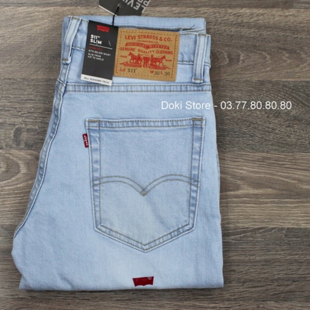 Bán ⚡️FLASH SALE⚡️Quần jean Nam Levis 511 Cambodia, Màu Denim cực đẹp, cực  hot giá chỉ ₫ | Review ZimKen