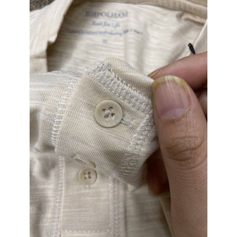 áo thun cotton dài tay polham xuất hàn xịn bao check cod ful túi tag mac thẻ bài | BigBuy360 - bigbuy360.vn