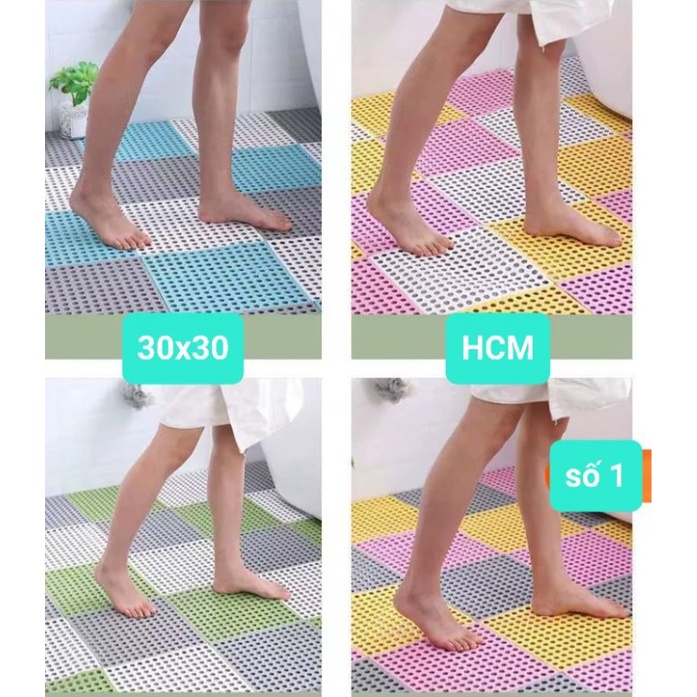 Thảm Lót Sàn Nhà Tắm Chống Trơn Trượt 30x30