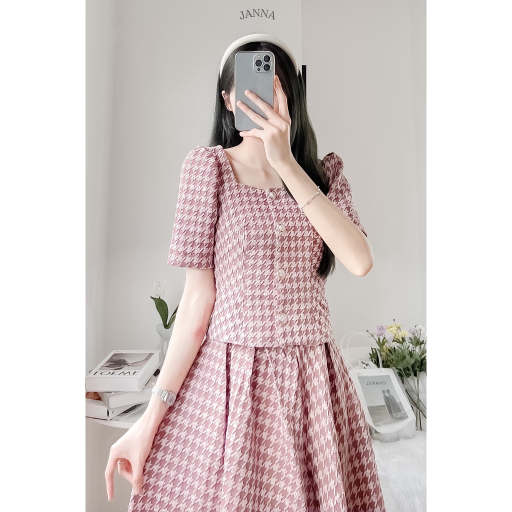 Set váy tiểu thư Ulzzang 2 món cao cấp - MS05 - Janna house