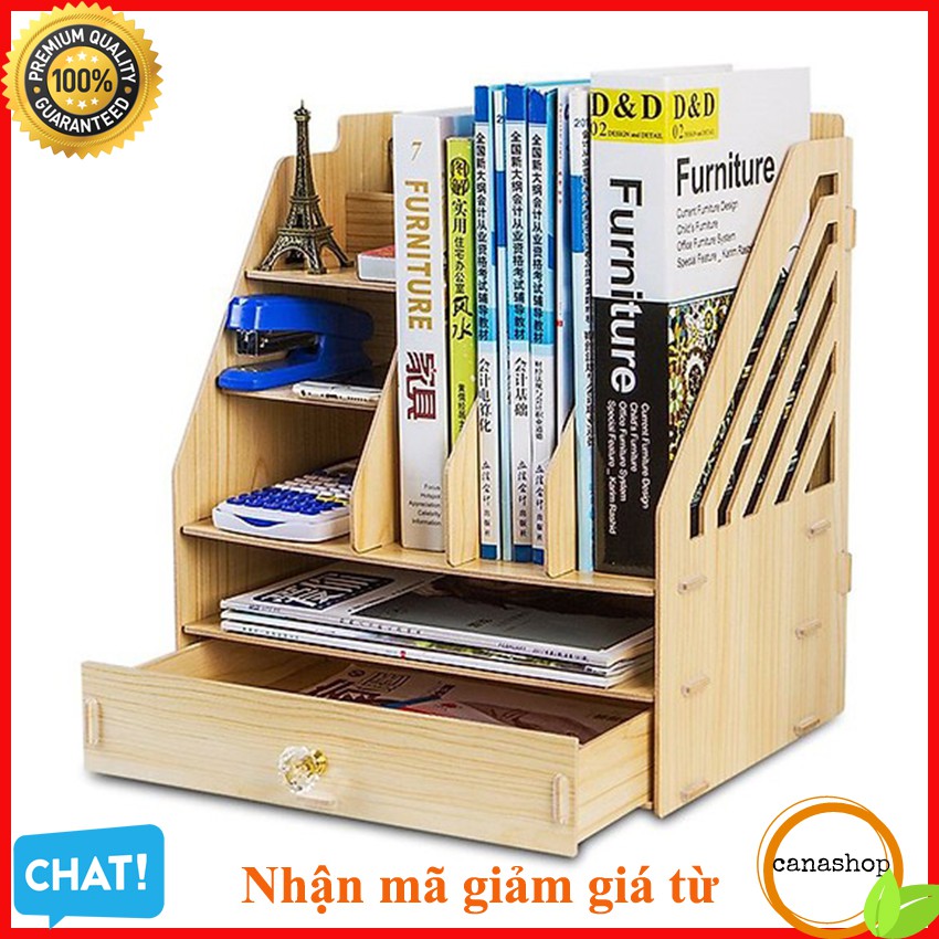 Kệ Máy Tính ⚡ 𝗙𝗥𝗘𝗘 𝗦𝗛𝗜𝗣 ⚡ Giá để tài liệu văn phòng bàn làm việc kèm ngăn kéo có khóa