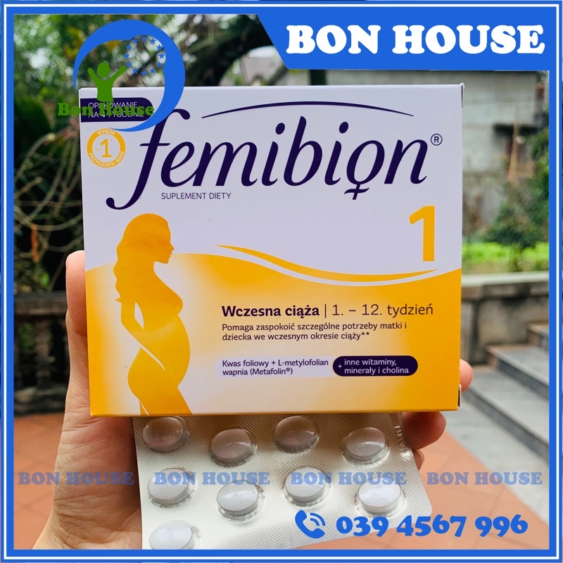 Femibion 4 tuần số 1, số 2