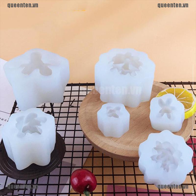 Khuôn Làm Bánh / Xà Phòng Chất Liệu Silicone Tự Làm Hình Cây Xương Rồng 3D