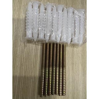 Chốt âm kệ gỗ 6li dài 8cm- phụ kiện đinh lắp kệ- chốt âm kệ treo tường