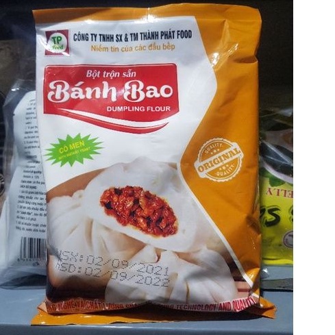 Bột Bánh Bao trộn sẵn tiện lợi vỏ bánh mềm có sẵn men nở 400gr