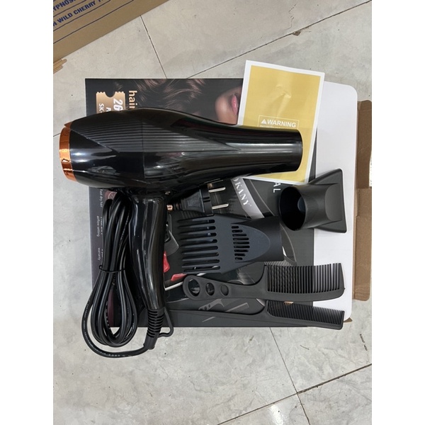 Máy Sấy Tóc Công Suất Lớn 2 Chế Độ SOKANY SK-2214 2600w (Tặng Kèm Lược, Đầu Sấy)
