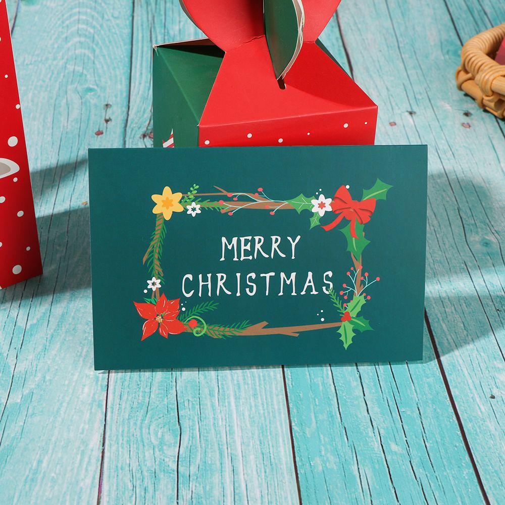Set 24 Thẻ Giấy Trang Trí Cây Thông Noel