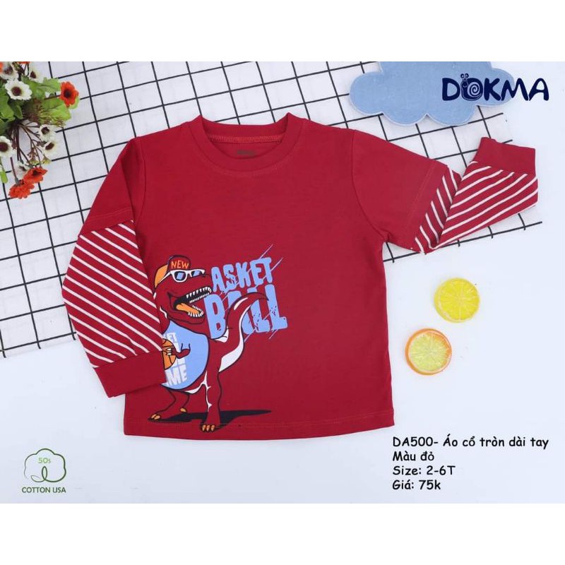 Áo dài mỏng Dokma bé trai, bé gái