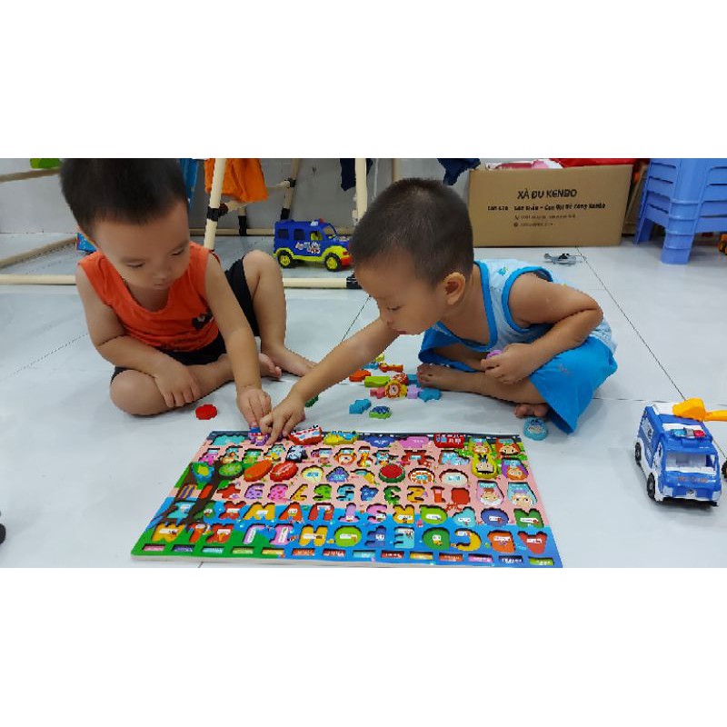 Bộ Câu cá Bảng Số Thông minh 5in1 gồm 63 chi tiết - Đồ chơi gỗ Montessori - Hàng cao cấp dành cho bé từ 1 - 3 tuổi