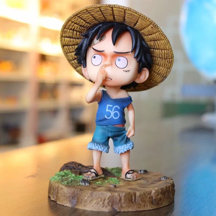 Mô Hình Nhân Vật Hoạt Hình One piece 15cm Mô Hình Đồ Chơi Nhân Vật Luffy Trong Phim Hoạt Hình &quot;Young Age&quot; Bằng PVC