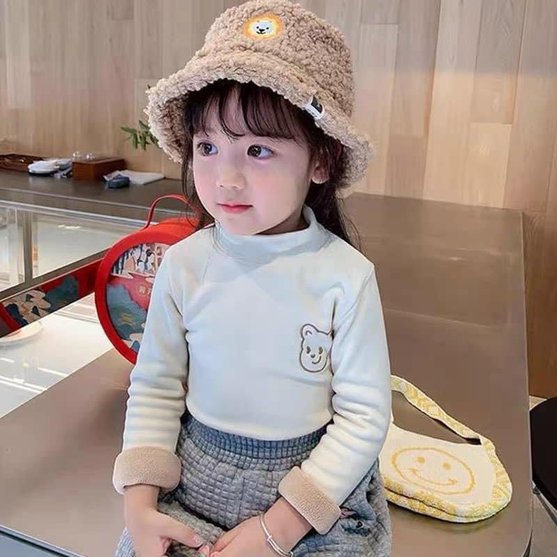 COMBO 4 ÁO GIỮ NHIỆT THÊU GẤU CHO BÉ