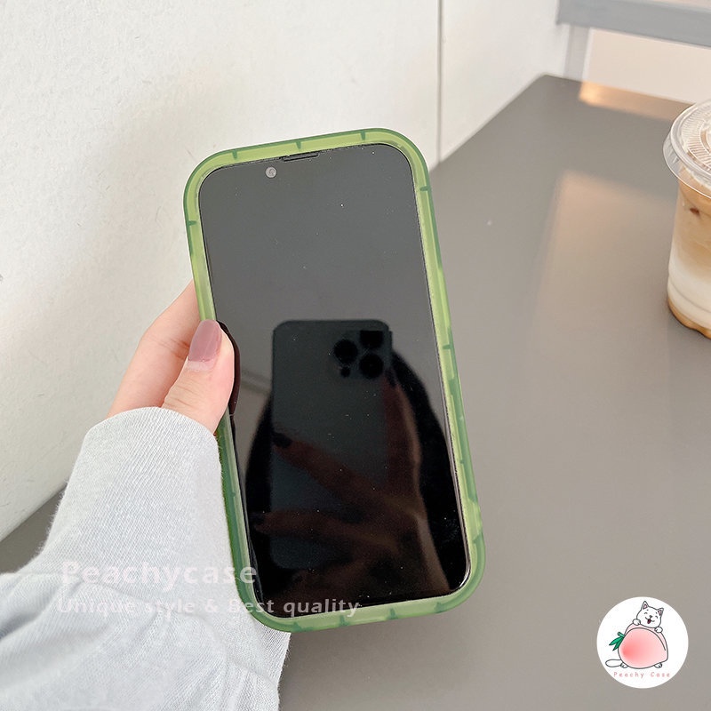 Ốp Điện Thoại TPU Mềm Có Gương Trang Điểm Hình Quái Vật 3D Cho iPhone 14 13 12 Pro Max 11