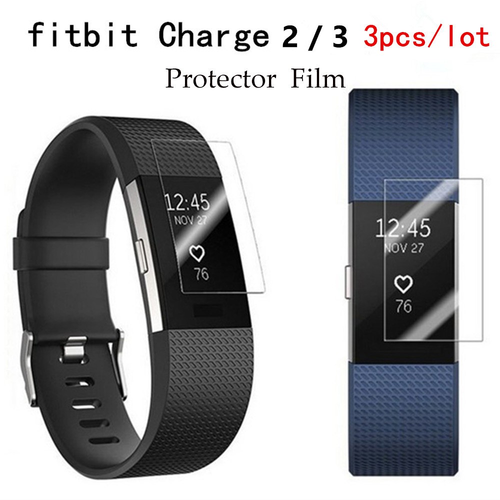 Miếng Dán Bảo Vệ Màn Hình Cho Đồng Hồ Thông Minh Fitbit Charge 2 3 4 Charge2 Charge3 Charge4