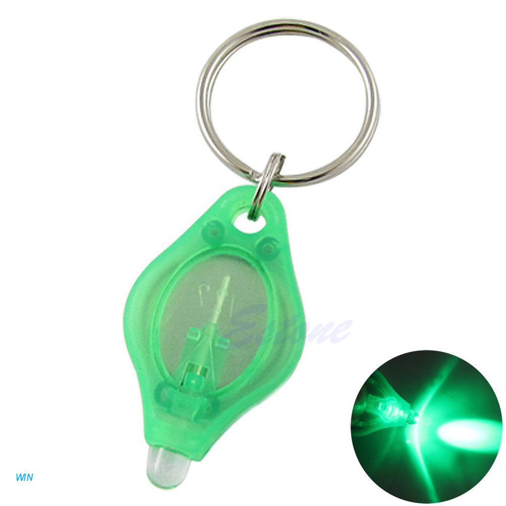 Móc khóa gắn đèn pin led mini siêu sáng tiện lợi cho cắm trại