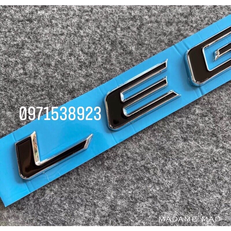 LOGO CHỮ NỔI LEGENDER HÀNG CAO CẤP DÁN XE TOYOTA FORTUNER